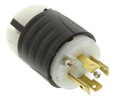 LEGRAND PASS & SEYMOUR L1530-P. TURNLOK PLUG, 3P4W, 30A, 250V, NEMA L15-