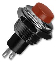 E-SWITCH RP3502MARED. SWITCH, PUSHBUTTON, SPST, 3A, 125VAC, RE