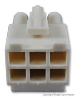 MOLEX 19-09-1066 CONNECTOR HOUSING, RCPT, 6POS