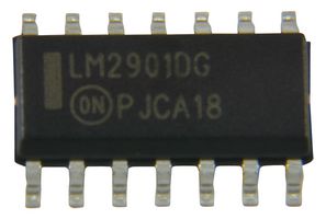 ONSEMI LM2901DR2G. GENERAL PURPOSE COMPARATOR, QUAD, 1.3 uS, SOIC-14
