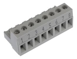 WIELAND ELECTRIC 25.340.0853.0 TERMINAL BLOCK PLUGGABLE, 8 POSITION, 22
