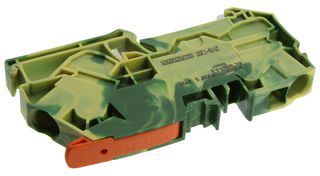 WAGO 2110-1207. TERMINAL BLOCK, DIN RAIL, 2POS, 20-6AWG
