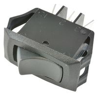 CARLING TECHNOLOGIES - RB911-RB-B-0-N - SWITCH, ROCKER, SPDT, 16A, 250V, BLACK