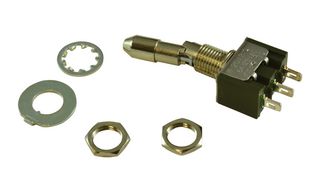 NKK SWITCHES M2012LL1W01 SWITCH, TOGGLE, SPDT, 6A, 125VAC