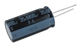 RUBYCON 35PX6800MEFC18X35.5 ALUMINUM ELECTROLYTIC CAPACITOR, 6800UF, 35V, 20%, RADIAL