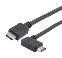 HD21ZRAR MM BLK 3M L com HDMI 2.1 CABLE M RA RIGHT M LSZH