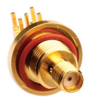 AMPHENOL RF 901-10385 CONNECTOR, SMA, JACK, 50 OHM, PCB