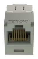 PANDUIT CJ688TGIG-24 RJ45 CONN, JACK, 8P8C, 1PORT, GREY