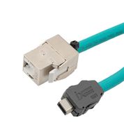 L-COM TRGIX605IN-TEL-20CM ENET CORD, IX A PLUG-RJ45 JACK, 7.9"