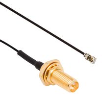 AMPHENOL RF 095-902-598-150 CBL ASSY, SMA JACK-R/A MHF4L PL, 5.906"