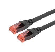 L-COM TRD624AUF-BLK-50F ENET CORD, CAT6A, RJ45 PLUG-PLUG, 50