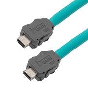 L-COM TRGIX602IN-TEL-5M ENET CORD, CAT6A, IX B PLUG-B PLUG/16.4