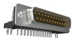 AMPHENOL COMMUNICATIONS SOLUTIONS FCE17B25PB450 FILTERED D-SUB CONN, R/A PLUG, 25POS, DB