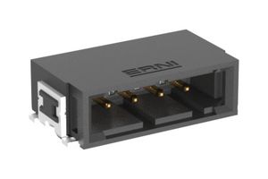 ERNI - TE CONNECTIVITY 384471-E CONN, R/A HEADER, 4POS, 1ROW, 2.54MM