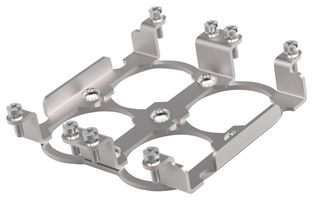 TE CONNECTIVITY - T0924048581-000 - FRAME, 4POS, SS, RECTANGULAR CONN