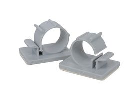 ESSENTRA COMPONENTS CCA011A CABLE CLAMP, NYLON 6.6, GREY, 18MM