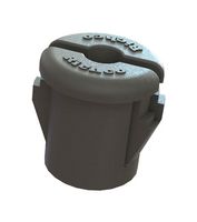 ESSENTRA COMPONENTS SB-3 GROMMET, NYLON 6.6, 12.7MM, BLACK