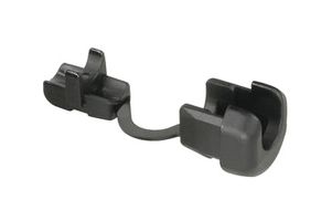 ESSENTRA COMPONENTS SRB-F-8 GROMMET, NYLON 6.6, 12.7MM, BLACK