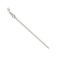 ESSENTRA COMPONENTS ST-305 CABLE TIE, BEADED, 1.25", NATURAL, PA6.6