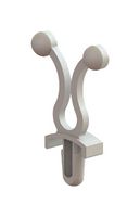 ESSENTRA COMPONENTS TLJ-200-01 TWIST LOCK CABLE TIE, L-21.5MM, NATURAL
