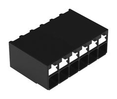 WAGO 2086-1206/700-000/997-607 TB, WIRE TO BRD, R/A, 6POS, 16AWG