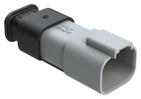 AMPHENOL SINE/TUCHEL AT04-4P-SR02GRY AUTOMOTIVE HOUSING, RCPT, 4POS, 13A