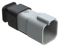 AMPHENOL SINE/TUCHEL AT04-6P-SR01GRY AUTOMOTIVE HOUSING, RCPT, 6POS, 13A