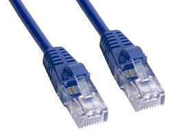 AMPHENOL CABLES ON DEMAND MP-5XRJ45UNNB-015 ENET CABLE, CAT5E, RJ45 PLUG-PLUG, 15FT