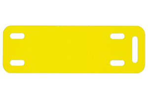 PANDUIT M300X050Y6C MARKER PLATE, 76.2 X 12.7MM, YELLOW,PK50