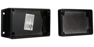 BUD INDUSTRIES - AN-2863-AB - ENCLOSURE, WALL MOUNT, ALUMINIUM, BLACK