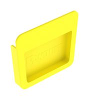 PANDUIT FREC4X4LYL END CAP, ROUTING SYSTEM, ABS/PC, YELLOW