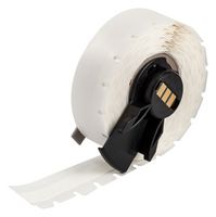 BRADY M6C-375-499 LABEL PRINTER TAPE, 0.375" X 30 , WHITE