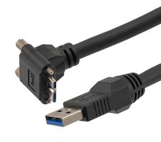 L-COM CAU3HFA-90UMBV-205M USB CABLE, 3.0 A PLUG-R/A MICRO B PLUG
