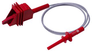 CAL TEST ELECTRONICS CT3018-150-2 TEST LEAD, ALLIGATOR CLIP-4MM PLUG, RED