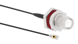 AMPHENOL RF 095-850-313-100 CABLE ASSY, TNC RP JACK-MHF1 R/A PLUG