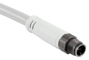 AMPHENOL SINE/TUCHEL AM-N05P-M5 SENSOR CORD, 5P, M12 PLUG-FREE END, 5M
