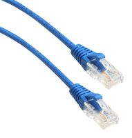 AMPHENOL CABLES ON DEMAND - MP-6A28GNSBLU-003 - PATCH CABLE, 8P8C, RJ45 PLUG-PLUG, 3