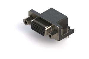 EDAC 634-015-663-043 HD D SUB CONN, R/A RCPT, 15POS, DA, SLDR