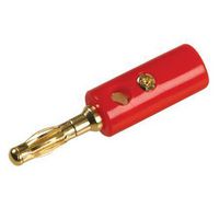 MULTICOMP PRO PSG03480 BANANA PLUG, GOLD PLATED, RED