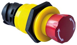KISSLING - TE CONNECTIVITY - ES-2021-T111. - E-STOP SW, DPST-NO, SPST-NC, 10A, 24VDC