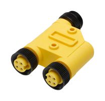 MOLEX / BRAD 1300350122 SENSOR H-SPLITTER, 4P MC PLUG-RCPT/RCPT