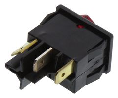 632122-2B-JN CARLING TECHNOLOGIES, ILLUMINATED ROCKER SWITCH