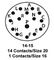 ITT CANNON KPT01A14-15P
