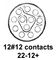 CINCH CONNECTIVITY SOLUTIONS BACC45FN22-12S