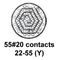 CINCH CONNECTIVITY SOLUTIONS CN0966B22S55PNY140