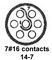 CINCH CONNECTIVITY SOLUTIONS C0909A14-07SN-402