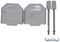 MULTICOMP PRO MC-DPPK9-GREY-K