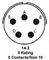 AMPHENOL AEROSPACE MS3126F14-5S