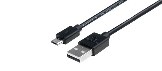 USB-A 30CM Black Cable
